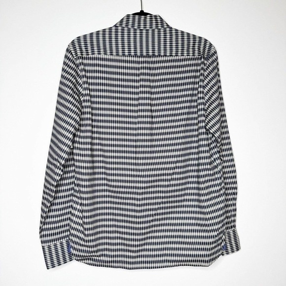 NWT Construct Men's Button Down Plaid Shirt Engineered Goods Blue Green Size S - Picture 2 of 6